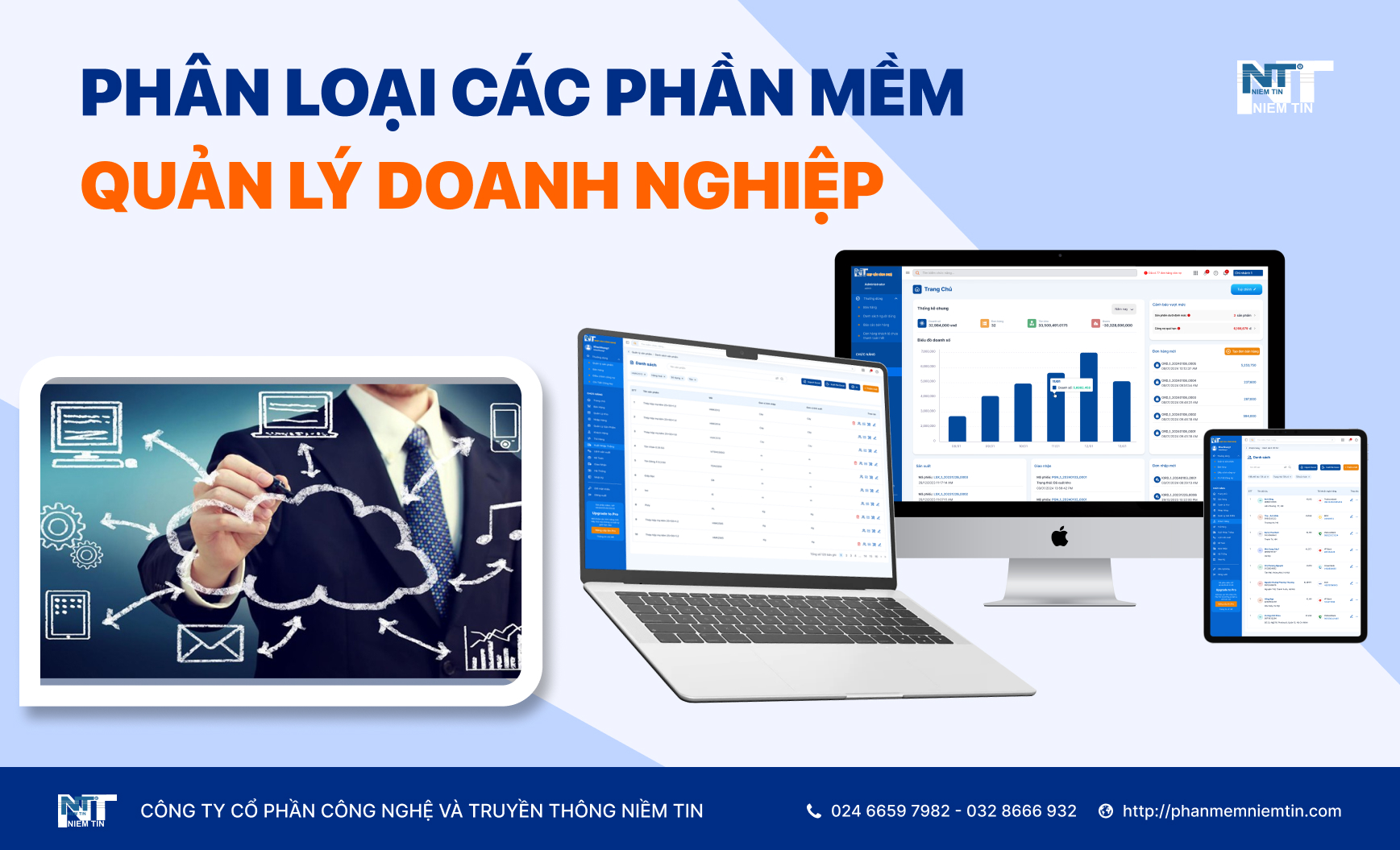 PHÂN LOẠI CÁC PHẦN MỀM QUẢN LÝ DOANH NGHIỆP CÓ THỂ BẠN CHƯA BIẾT 