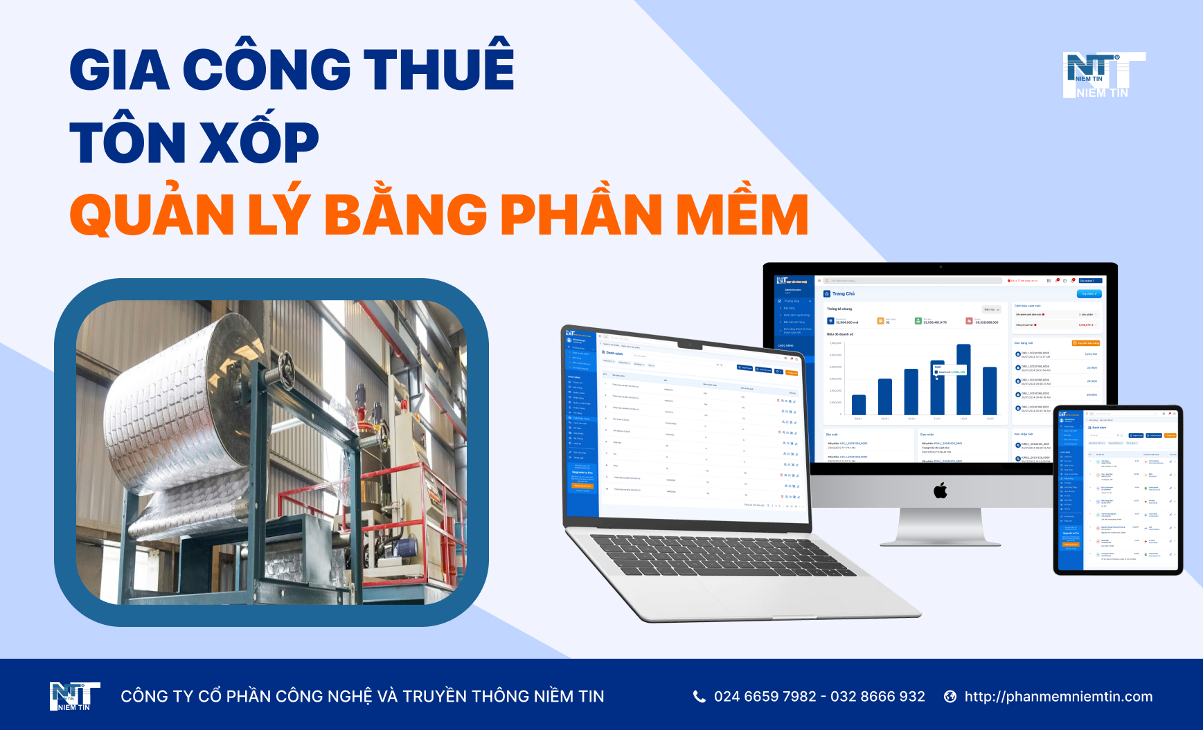 GIA CÔNG THUÊ TÔN XỐP - QUẢN LÝ HIỆU QUẢ BẰNG PHẦN MỀM NIỀM TIN