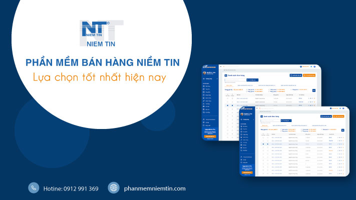 phần mềm quản lý bán hàng - sản xuất Niềm Tin