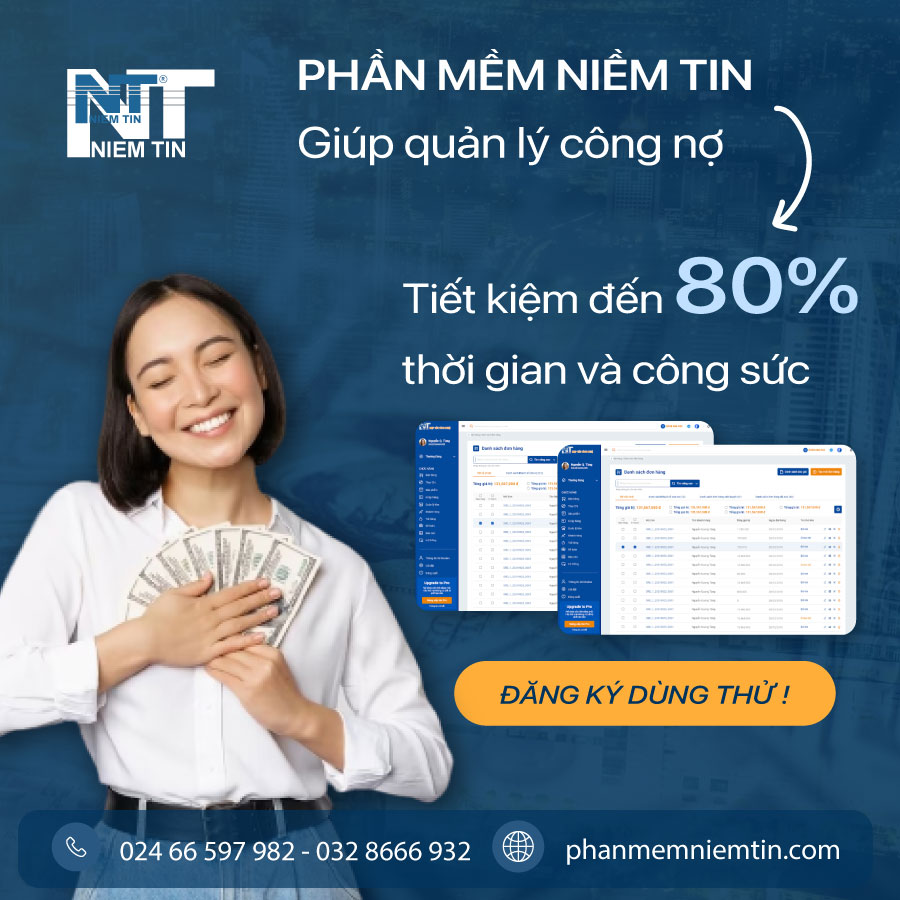 Phần mềm bán hàng vật liệu xây dựng giúp quản lý công nợ hiệu quả