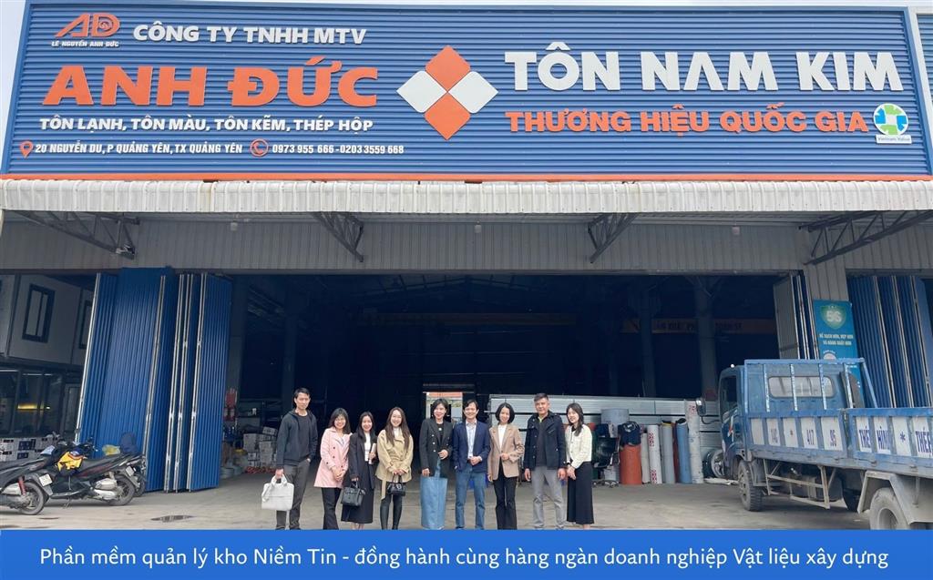Phần mềm quản lý kho tôn thép Niềm Tin