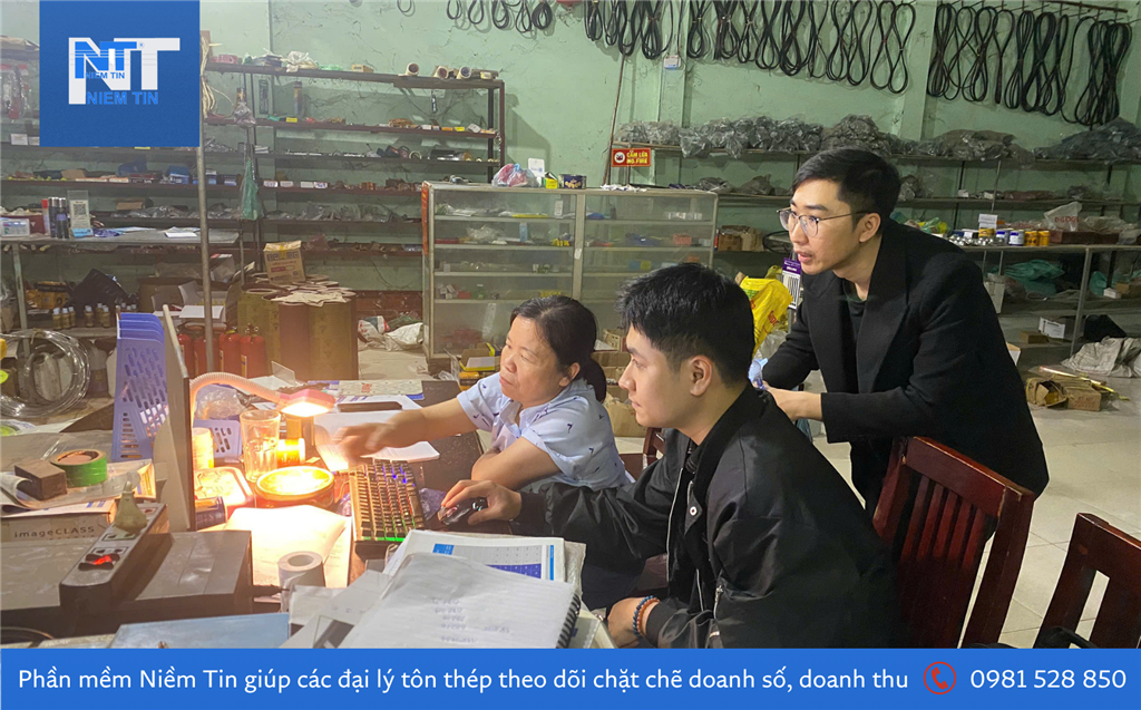 Phần mềm bán hàng theo dõi chặt chẽ doanh số, doanh thu