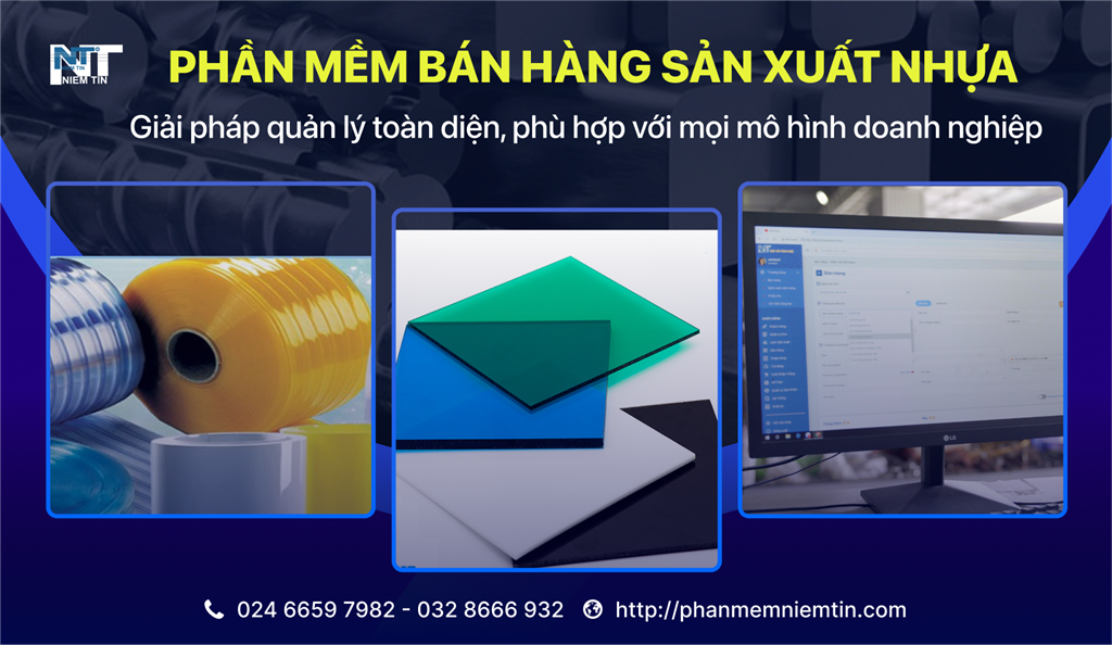 Phần mềm bán hàng sản xuất cho ngành nhựa