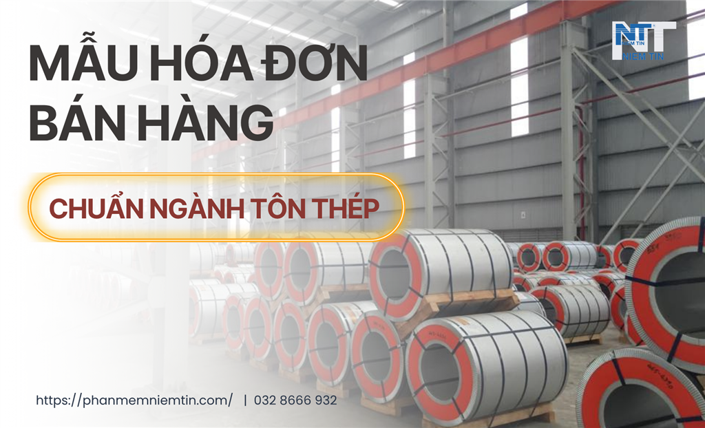 Mẫu hóa đơn bán hàng chuẩn ngành tôn thép