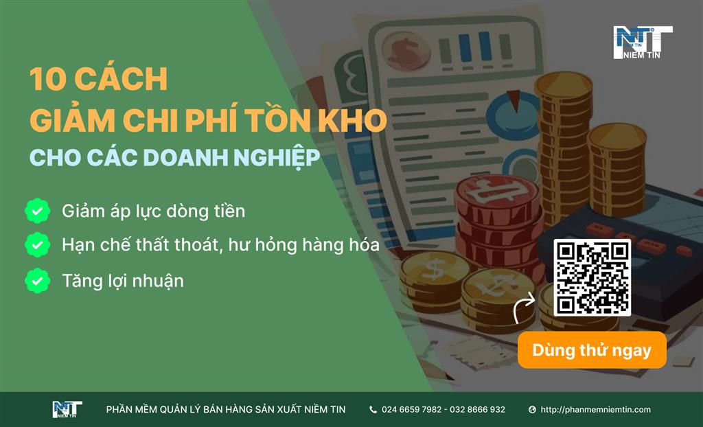 10 cách giảm chi phí tồn kho hiệu quả cho doanh nghiệp