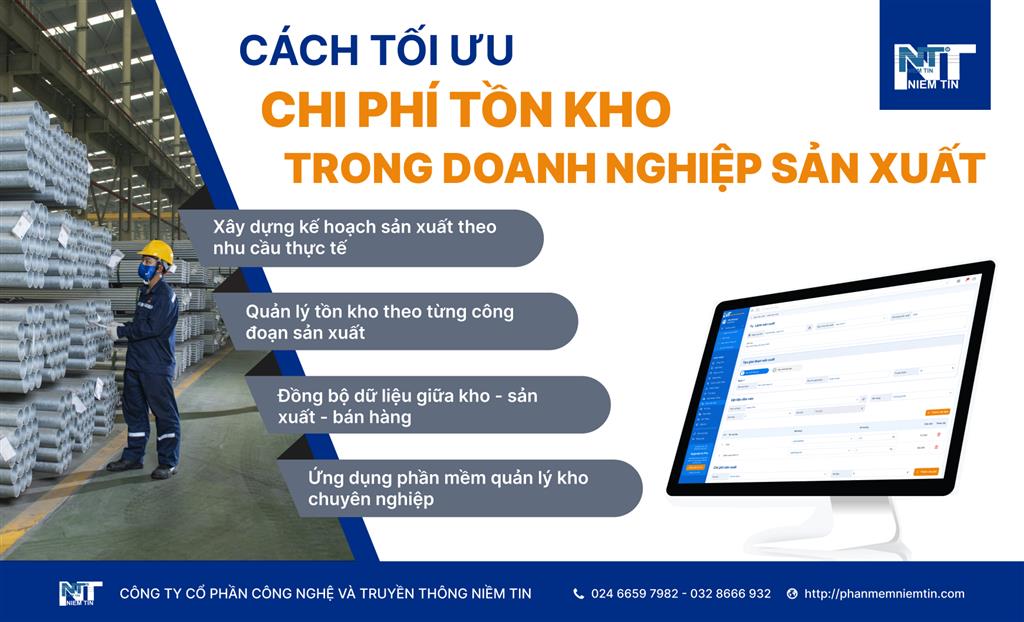 Cách tối ưu chi phí tồn kho trong doanh nghiệp sản xuất