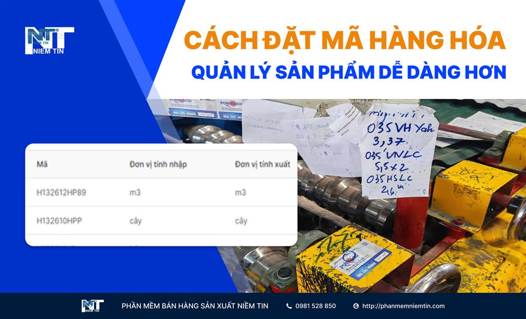 Cách đặt mã hàng hóa: 5 nguyên tắc giúp quản lý hàng hóa dễ dàng