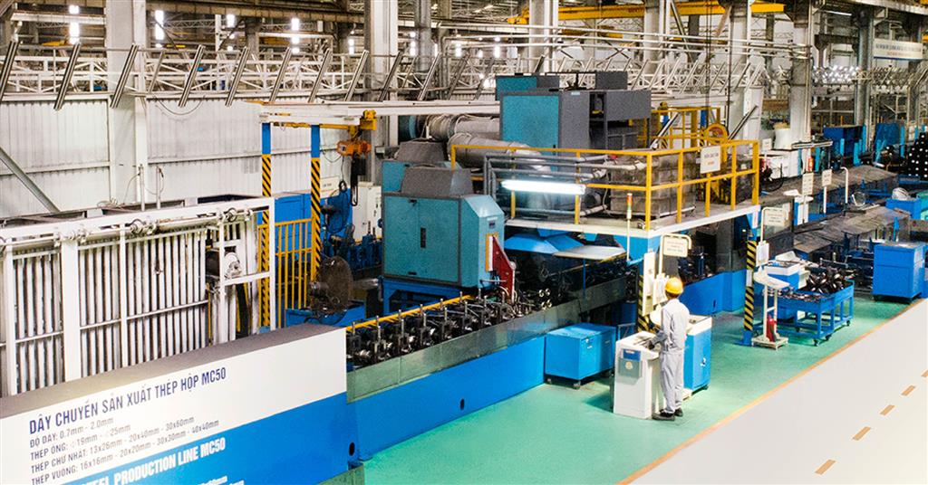 Dây chuyền sản xuất ống hộp