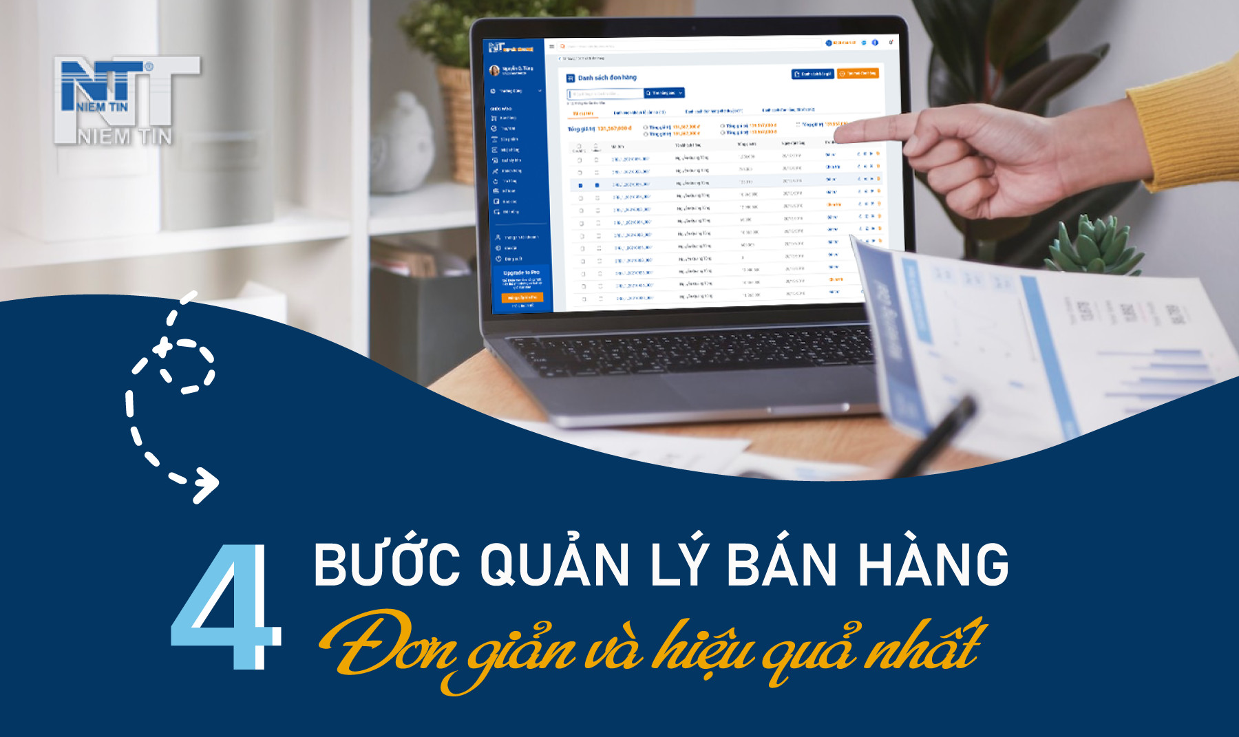 4 BƯỚC QUẢN LÝ BÁN HÀNG ĐƠN GIẢN, HIỆU QUẢ NHẤT