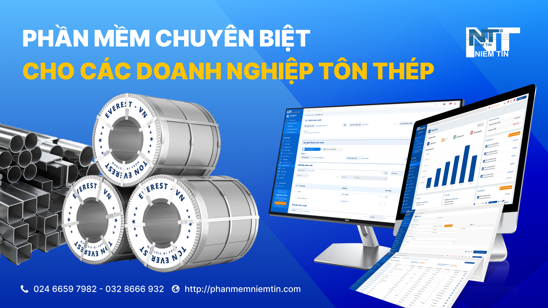 PHẦN MỀM CHUYÊN BIỆT CHO CÁC DOANH NGHIỆP TÔN THÉP