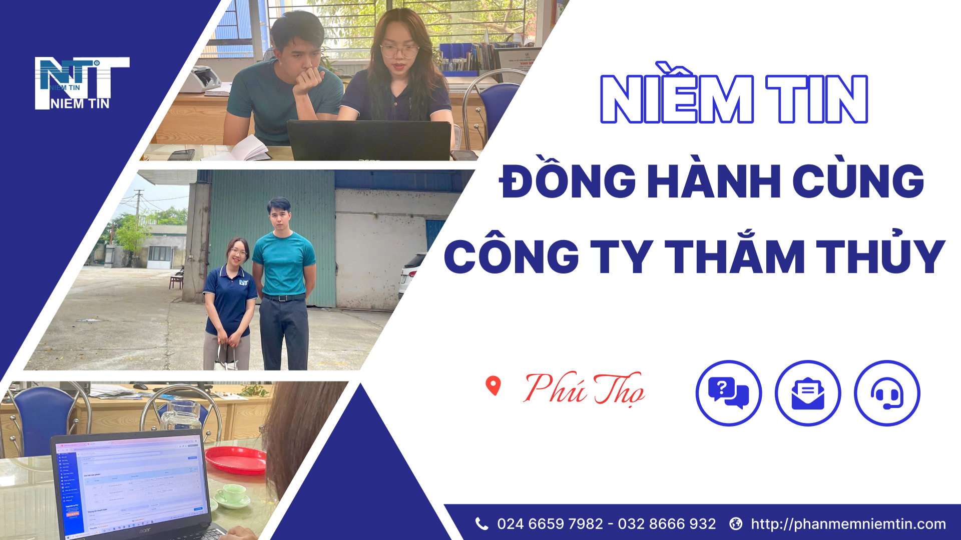 PHẦN MỀM NIỀM TIN ĐỒNG HÀNH CÙNG CÔNG TY THẮM THỦY 