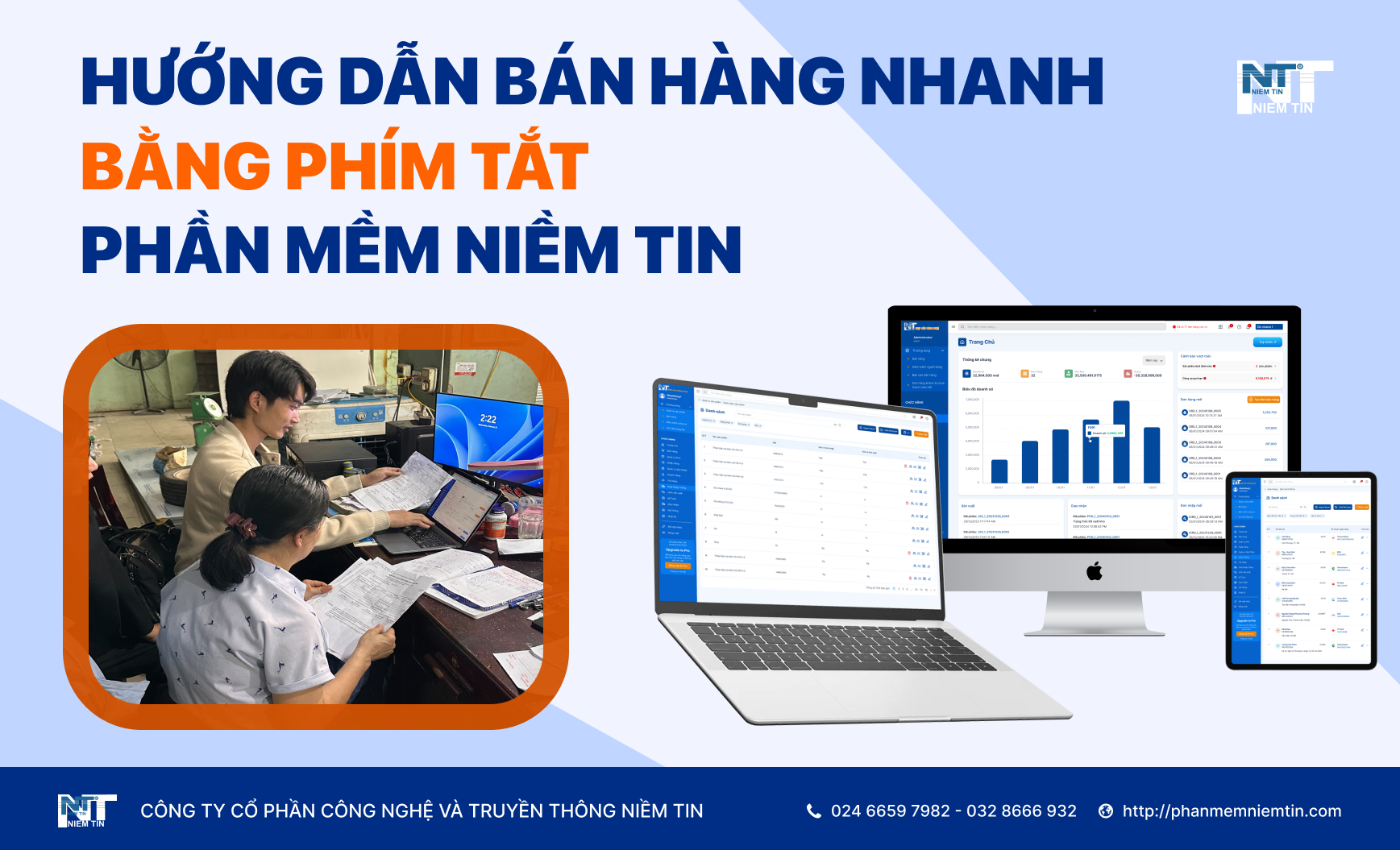 HƯỚNG DẪN BÁN HÀNG NHANH BẰNG PHÍM TẮT - PHẦN MỀM NIỀM TIN 