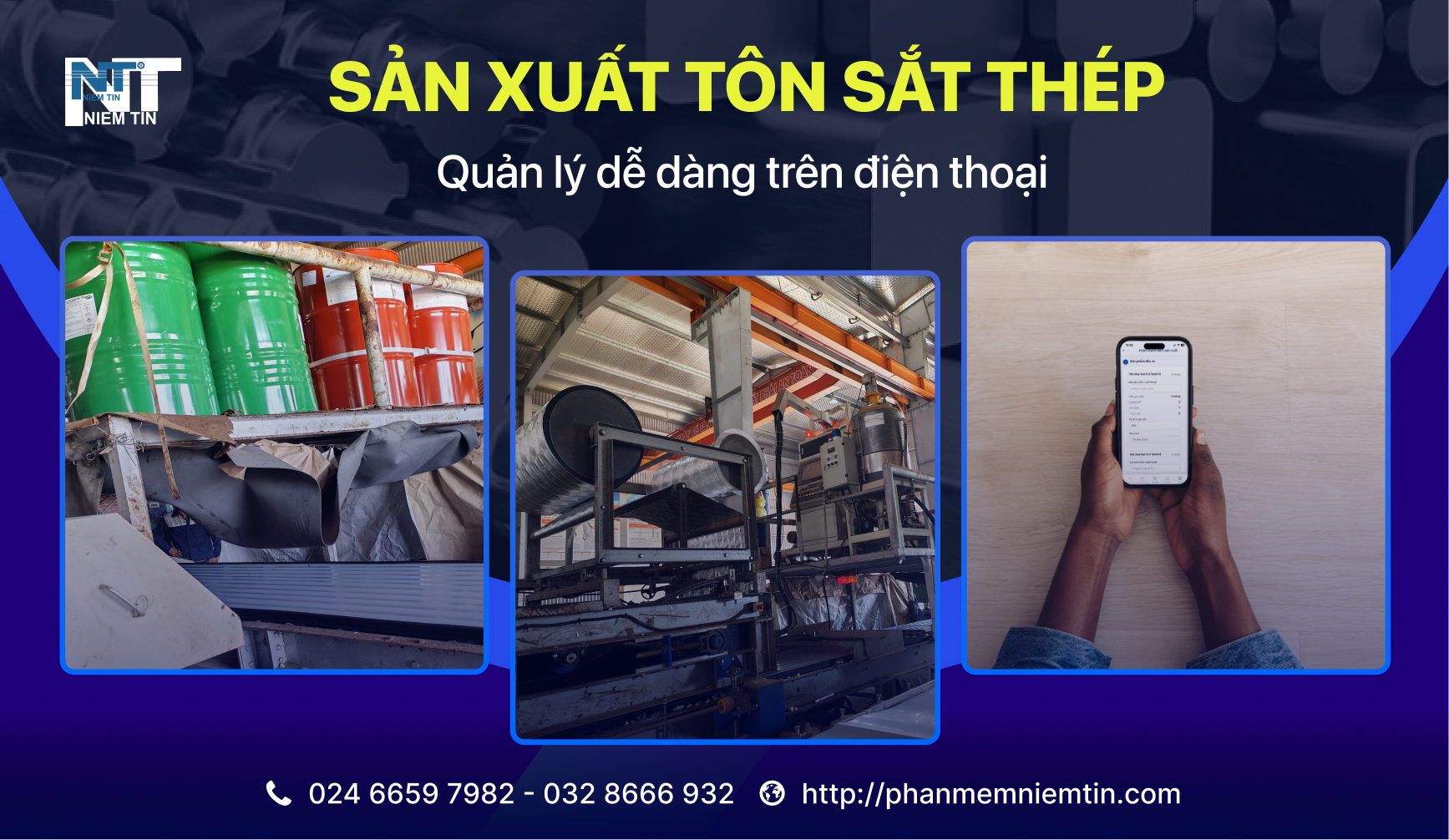 APP QUẢN LÝ SẢN XUẤT TỐI ƯU CHO DOANH NGHIỆP TÔN THÉP