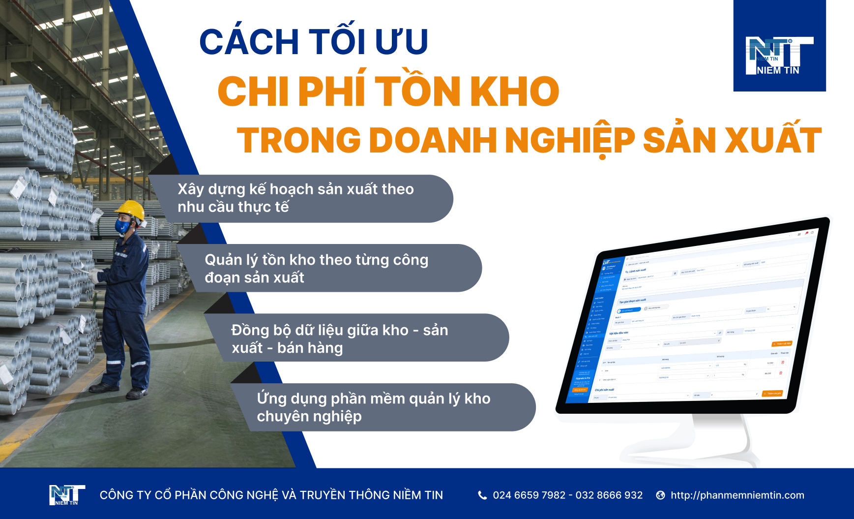 CÁCH TỐI ƯU CHI PHÍ TỒN KHO TRONG DOANH NGHIỆP SẢN XUẤT