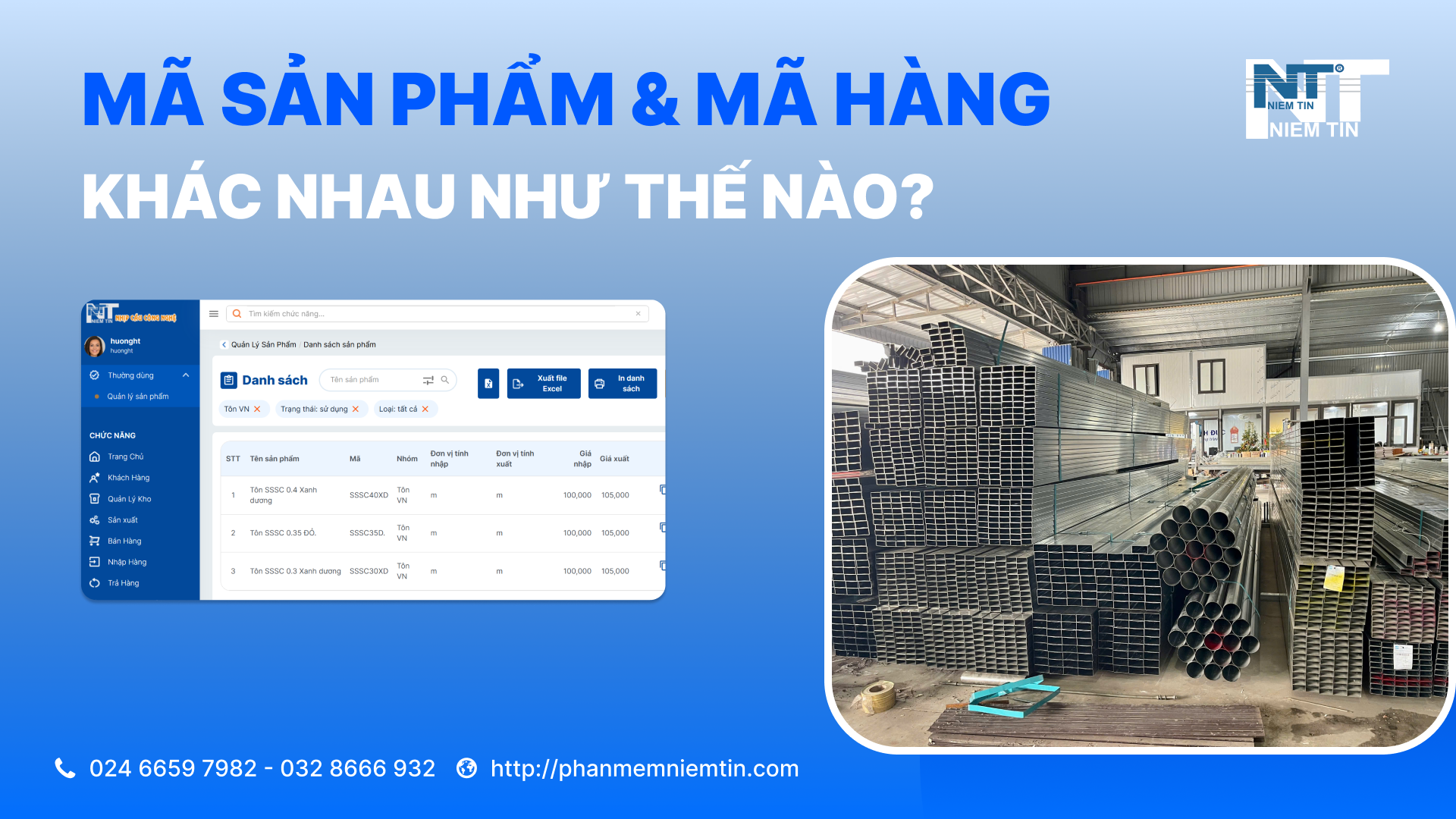 MÃ SẢN PHẨM VÀ MÃ HÀNG KHÁC NHAU NHƯ NÀO?