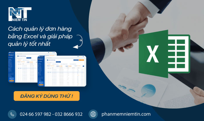 Cách quản lý đơn hàng bằng Excel 