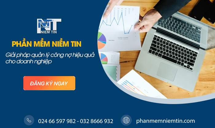 Phần mềm Niềm Tin quản lý công nợ hiệu quả