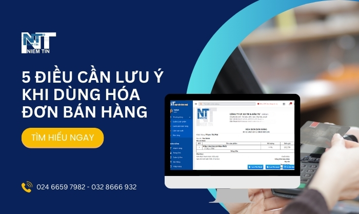 Những điều cần lưu ý khi dùng hóa đơn bán hàng