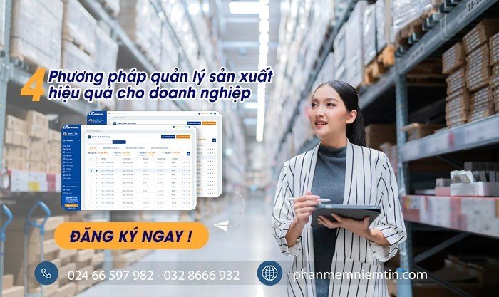 Phương pháp quản lý sản xuất cho doanh nghiệp